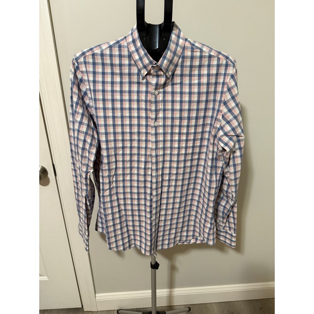 J. Crew Classic Flex Classic Men's Shirt Button Down Sz Medium Cotton Casual